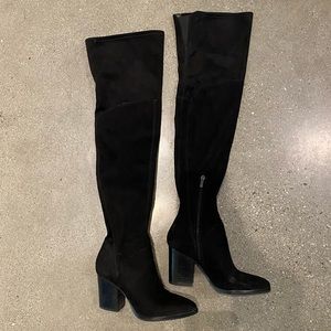 Marc Fisher Suede Onyse Over the Knee Boots